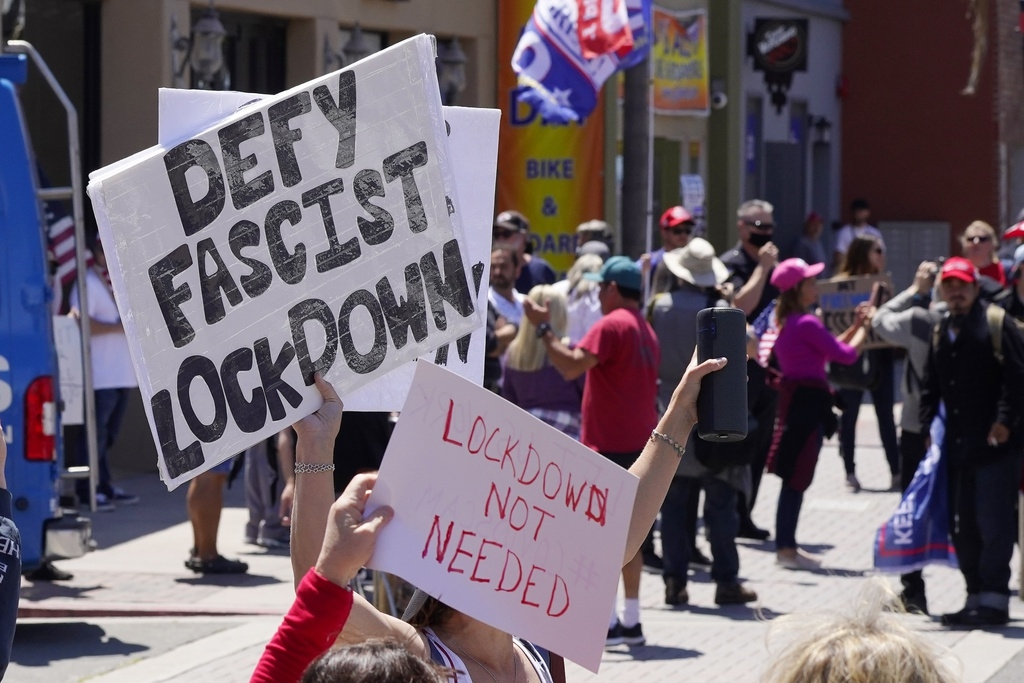 Hundreds of American protests against coronavirus lockdowns amid the pandemic hundreds of american protests against coronavirus lockdowns amid the pandemic