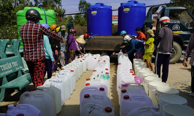 Record drought and salinity with desperate fresh water shortage, Mekong Delta crying for help record drought and salinity with desperate fresh water shortage mekong delta crying for help
