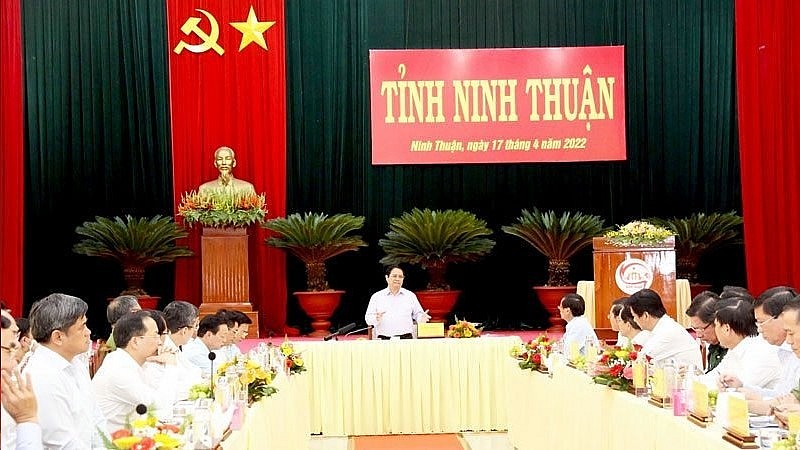 The working session between Prime Minister Pham Minh Chinh and Ninh Thuan leaders The working session between Prime Minister Pham Minh Chinh and Ninh Thuan leaders