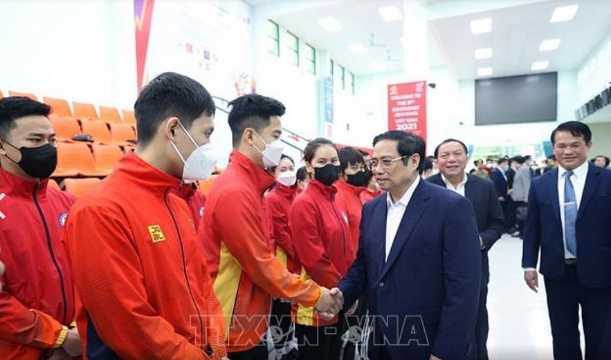 PM Chinh Inspects SEA Games Preparations and Encourages Vietnamese Athletes in Hanoi PM Chinh Inspects SEA Games Preparations and Encourages Vietnamese Athletes in Hanoi