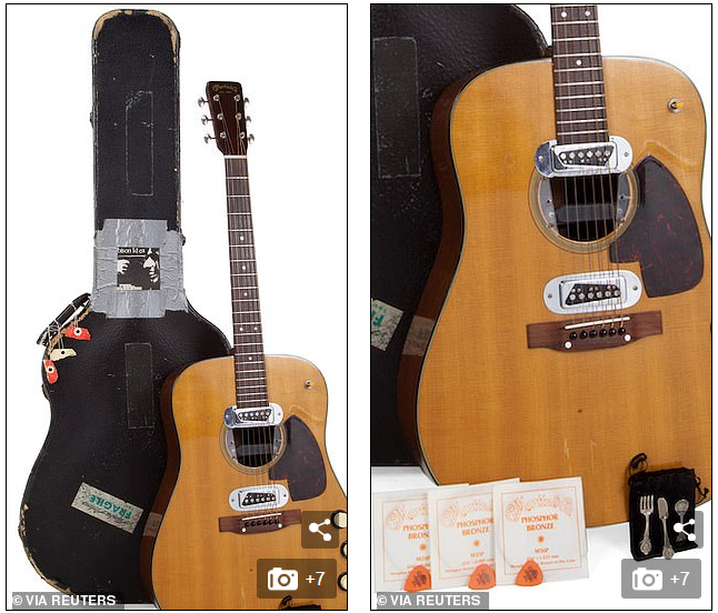 Generation X icon and Nirvana frontman Kurt Cobain's unplugged guitar to garner $1 mn at auction generation x icon and nirvana frontman kurt cobains unplugged guitar to garner 1 mn at auction