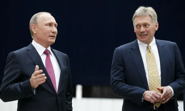 Vladimir Putin's spokesman Dmitry Peskov hospitalized with a COVID-19 infection vladimir putins spokesman dmitry peskov hospitalized with a covid 19 infection