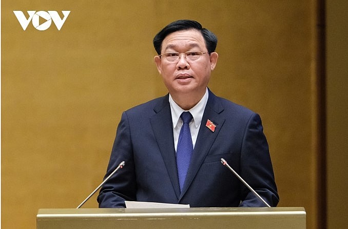 NA Chairman Vuong Dinh Hue address the third session of the legislature. NA Chairman Vuong Dinh Hue address the third session of the legislature.