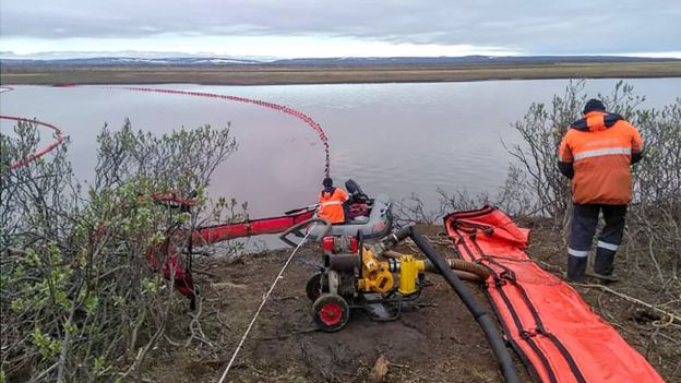 Huge fuel spill inside Arctic Circle, Russia's Putin declares state of emergency Huge fuel spill inside Arctic Circle, Russia's Putin declares state of emergency