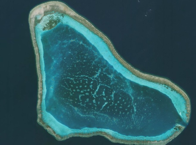 China seized control of Scarborough Shoal from the Philippines after a ship collision between the two sides in 2012 AMTI / CSIS 3359 cn