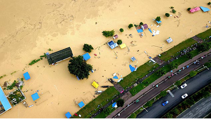 China: Floods spread to 26 provinces, 81 dead or missing. Photo: Sixth Tone 0419 31