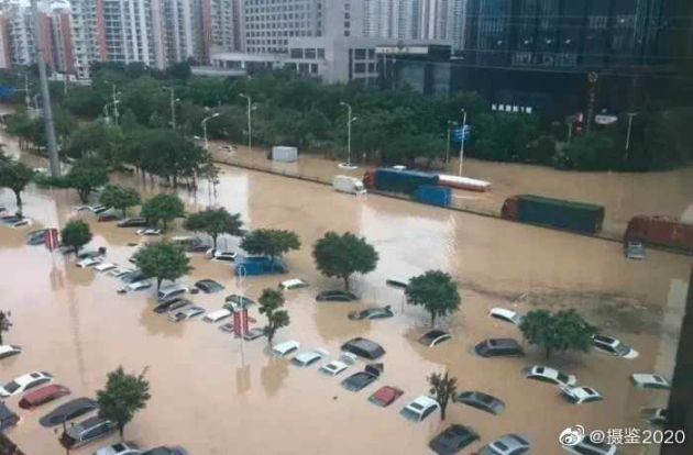 Floods affected 12 million people, leaving at least 78 dead or missing. Photo: Weibo 1226 34