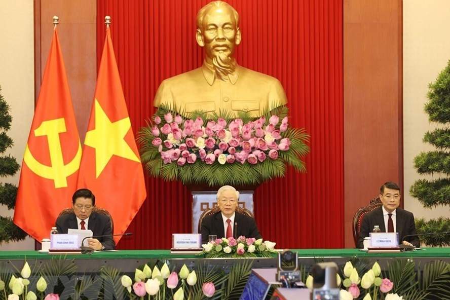 Vietnamese Party Chief Participates in The CPC and World Political Parties Summit Vietnamese Party Chief Participates in The CPC and World Political Parties Summit