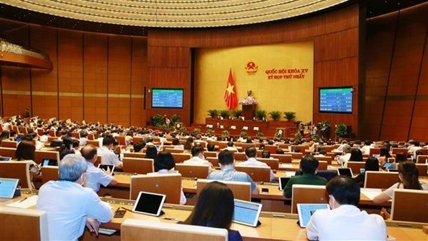An overview of the NA first plenary session (Photo: VNA) An overview of the NA first plenary session (Photo: VNA)