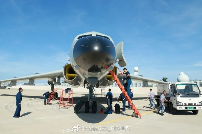 chinese bomber appeared illegally at hoang sa paracel archipelago
