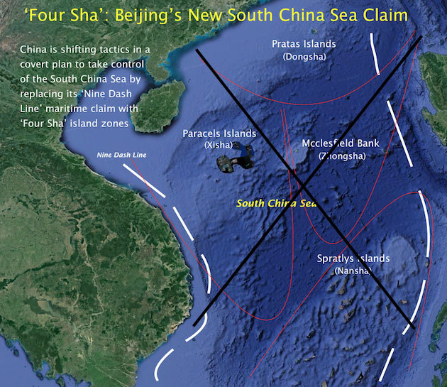 Photo: China's new claim The Truth About The South China Sea: A Voice From Vietnam (Part II)