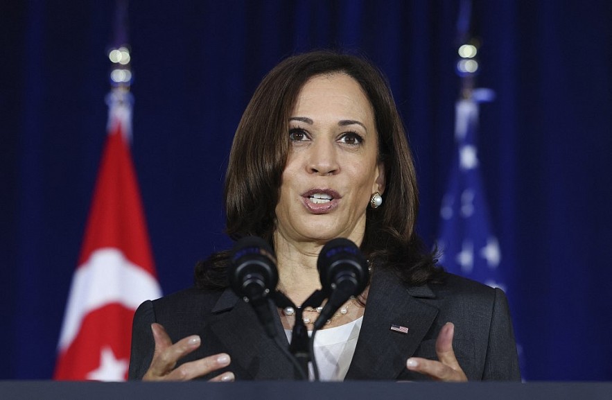 US Vice President Kamala Harris speaking in Singapore on August 24 AFP US Vice President Kamala Harris speaking in Singapore on August 24 AFP