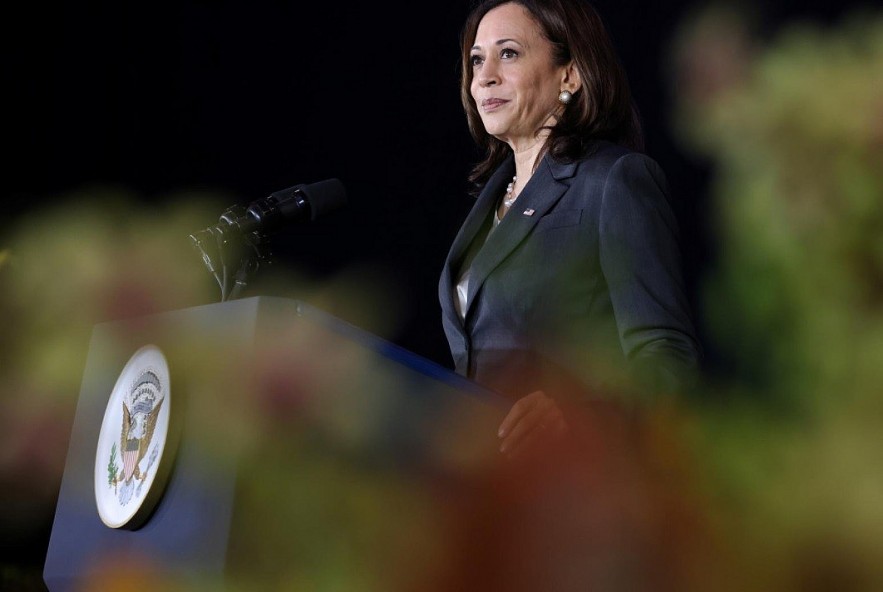 US Vice President Kamala Harris Says Beijing continues to 'coerce' in South China Sea US Vice President Kamala Harris Says Beijing continues to 'coerce' in South China Sea