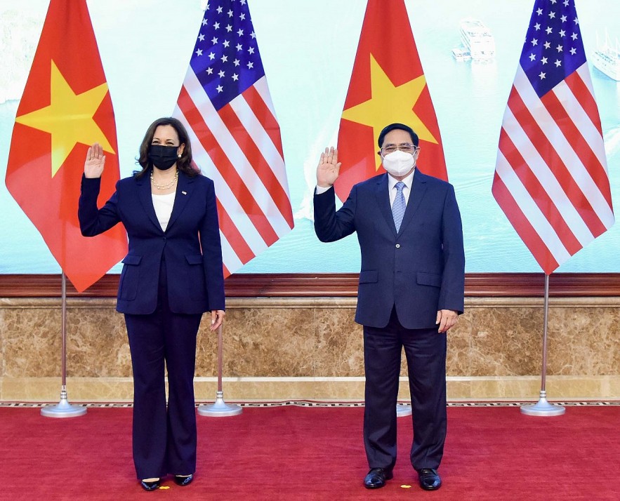 Prime Minister Pham Minh Chinh and US Vice President Kamala Harris. Photo: Prime Minister Pham Minh Chinh and US Vice President Kamala Harris. Photo: