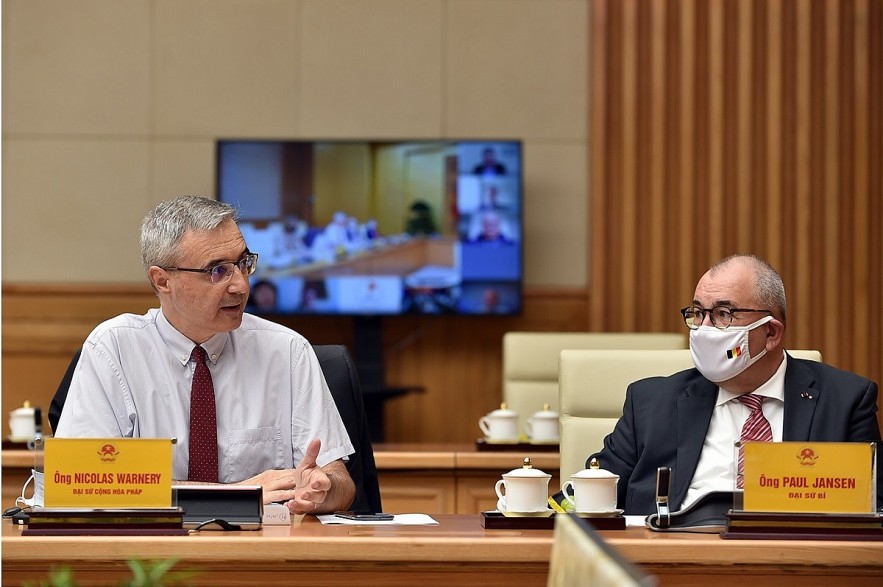 PM Assures EU businesses of Vietnam’s COVID-19 Prevention Measures PM Assures EU businesses of Vietnam’s COVID-19 Prevention Measures