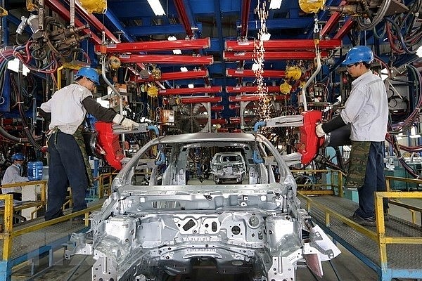 At an assembly workshop of Ford Vietnam CO., Ltd in Hai Duong province.(Photo: VNA) At an assembly workshop of Ford Vietnam CO., Ltd in Hai Duong province.(Photo: VNA)