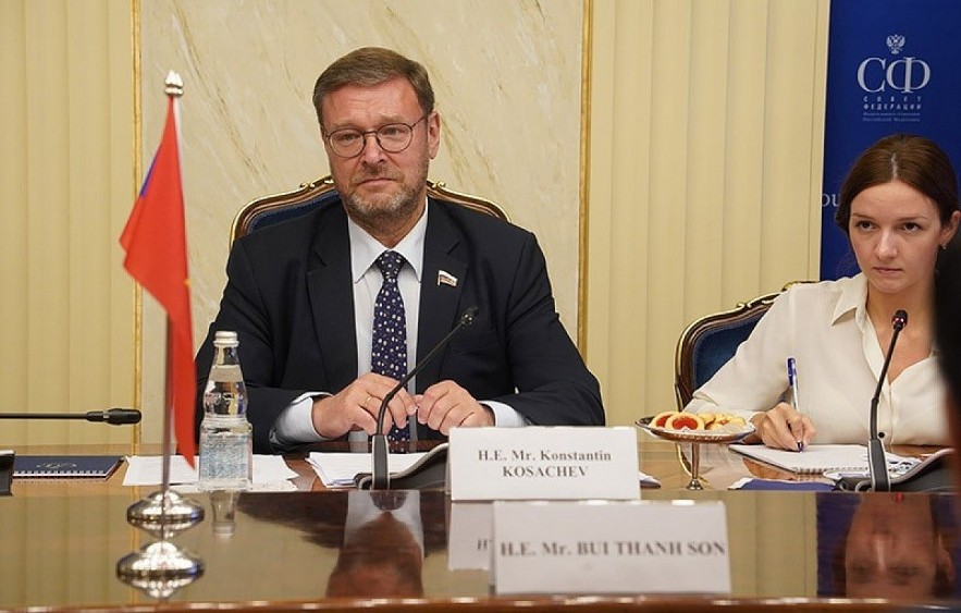 Deputy Speaker Konstantin Kosachev affirms Vietnam is an important and close partner of Russia in the Asia-Pacific. (Photo: Ministry of Foreign Affairs). Deputy Speaker Konstantin Kosachev affirms Vietnam is an important and close partner of Russia in the Asia-Pacific. (Photo: Ministry of Foreign Affairs).