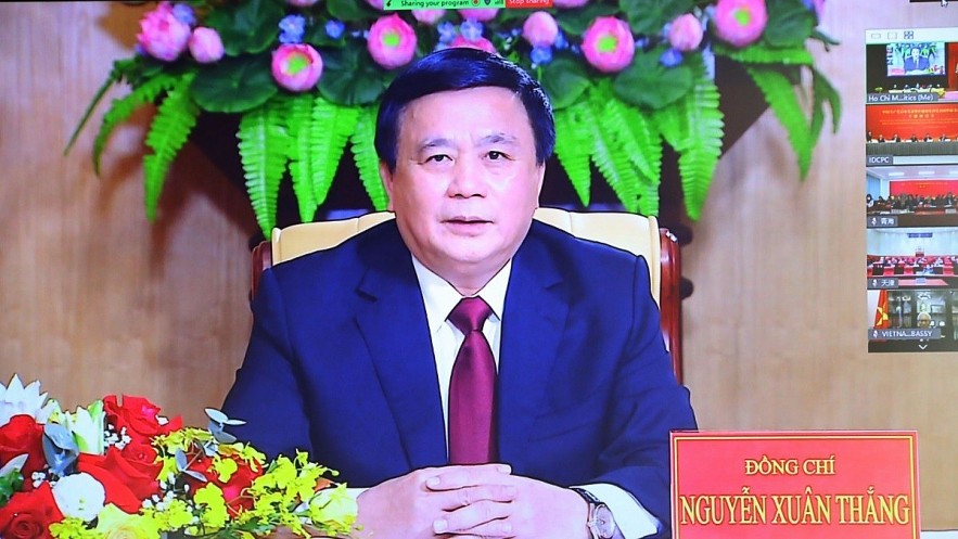 Nguyen Xuan Thang, Politburo member and President of the Ho Chi Minh National Academy of Politics of Vietnam. Nguyen Xuan Thang, Politburo member and President of the Ho Chi Minh National Academy of Politics of Vietnam.