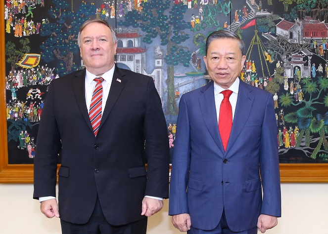Minister To Lam; Secretary of State Mike Pompeo. 1107 pom5