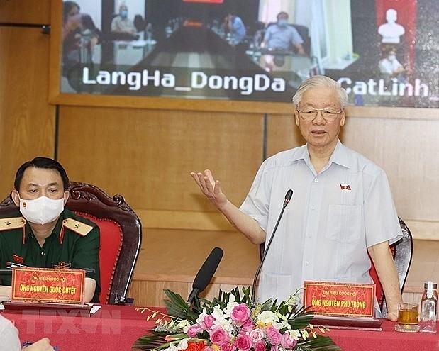 Party General Secretary Nguyen Phu Trong at the event (Photo: VNA) Party General Secretary Nguyen Phu Trong at the event (Photo: VNA)