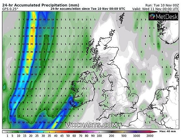 UK and Europe weather forecast latest, November 11: Gloomy weather with midweek downpour and heavy rain in Britain UK and europe weather forecast latest, november 11: gloomy with midweek downpour heavy rain in britain