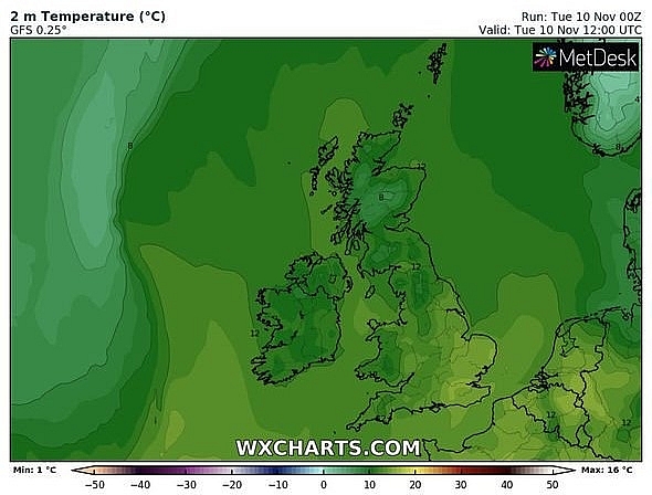 UK and Europe weather forecast latest, November 11: Gloomy weather with midweek downpour and heavy rain in Britain UK and europe weather forecast latest, november 11: gloomy with midweek downpour heavy rain in britain