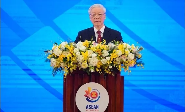 Party General Secretary and State President Nguyen Phu Trong (Photo: VGP) 2808 tbt