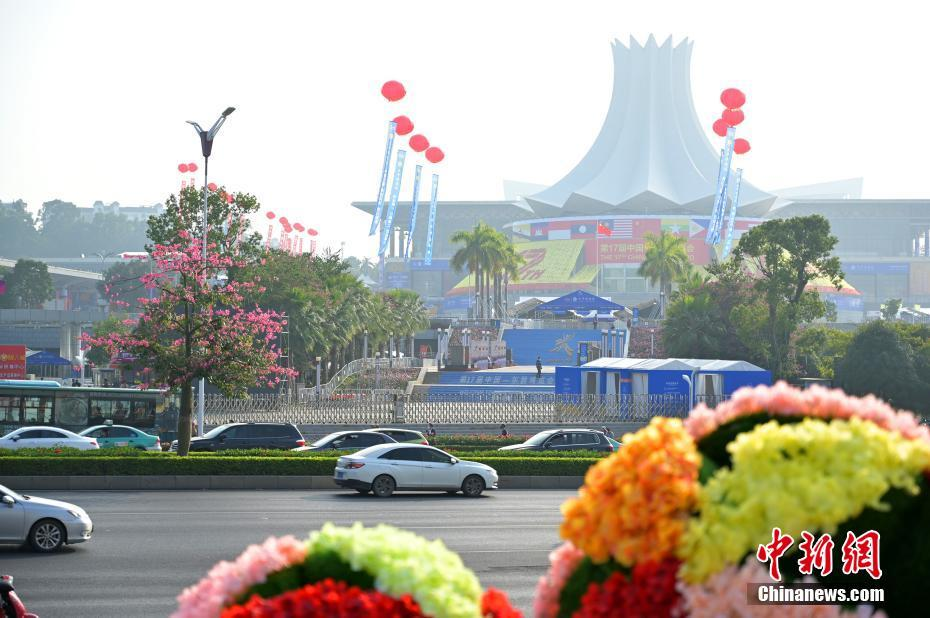 Photo shows Nanning International Convention & Exhibition Center, the venue of 17th China-ASEAN Expo 3918 chi