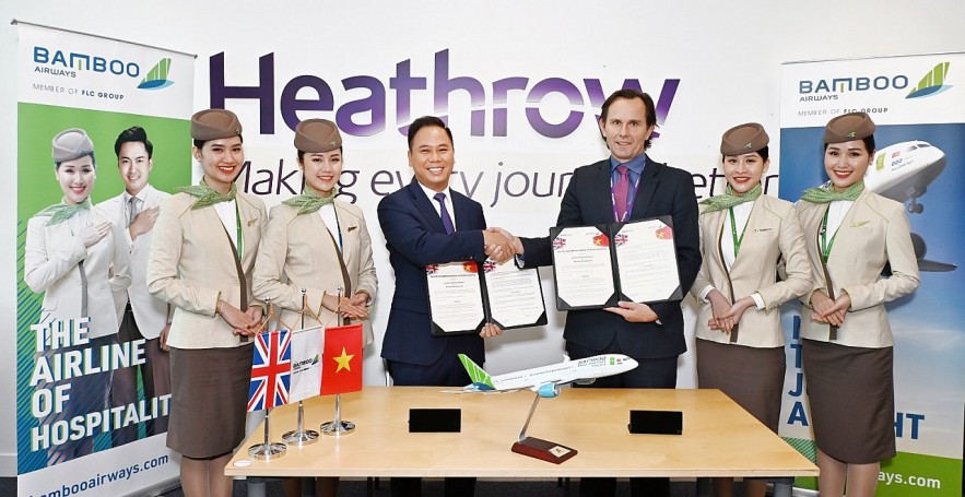 Vietnamese Carrier Bamboo Airways to Promote Vietnam - UK Nonstop Routes Vietnamese Carrier Bamboo Airways to Promote Vietnam - UK Nonstop Routes