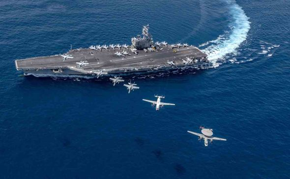 A US carrier in the Asia Pacific (Image: GETTY) 0300 us5