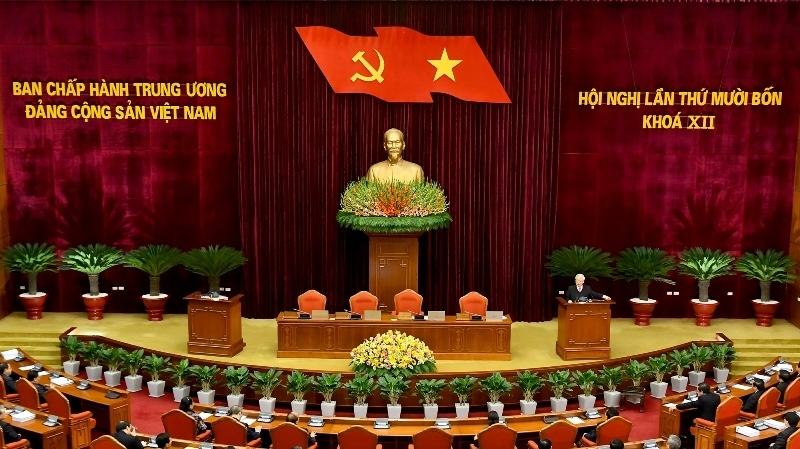 The closing session of the 14th plenum of the Party Central Committee 4121 yh