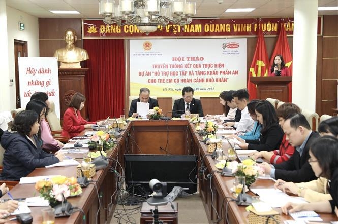 会议场景。图自越通社 会议场景。图自越通社