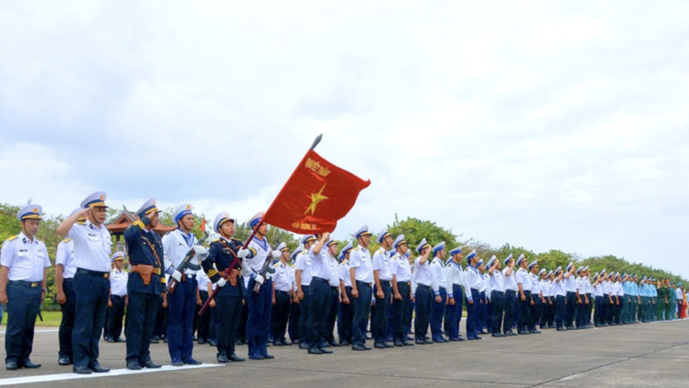 长沙群岛官兵不断锤炼，提高每个人的抵抗力