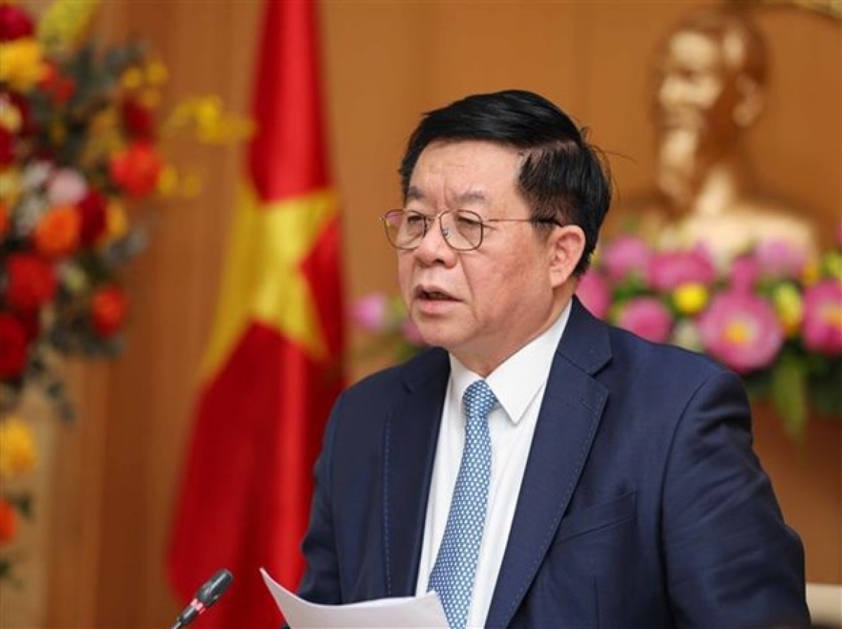 越共中央书记处书记、中央宣教部部长阮仲义。 越共中央书记处书记、中央宣教部部长阮仲义。