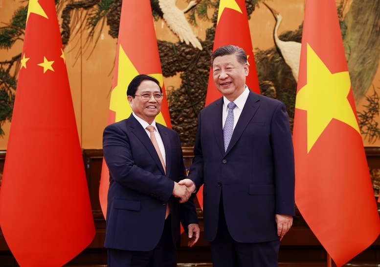 越南政府总理范明政会见中共中央总书记、国家主席习近平 越南政府总理范明政会见中共中央总书记、国家主席习近平