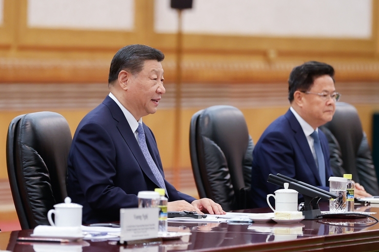 越南政府总理范明政会见中共中央总书记、国家主席习近平 越南政府总理范明政会见中共中央总书记、国家主席习近平