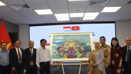 纪念印度尼西亚国庆78周年的友好见面会