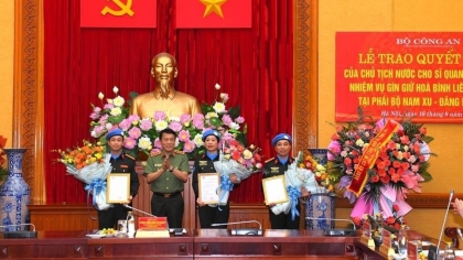 越南继续派遣人员参加联合国维和任务
