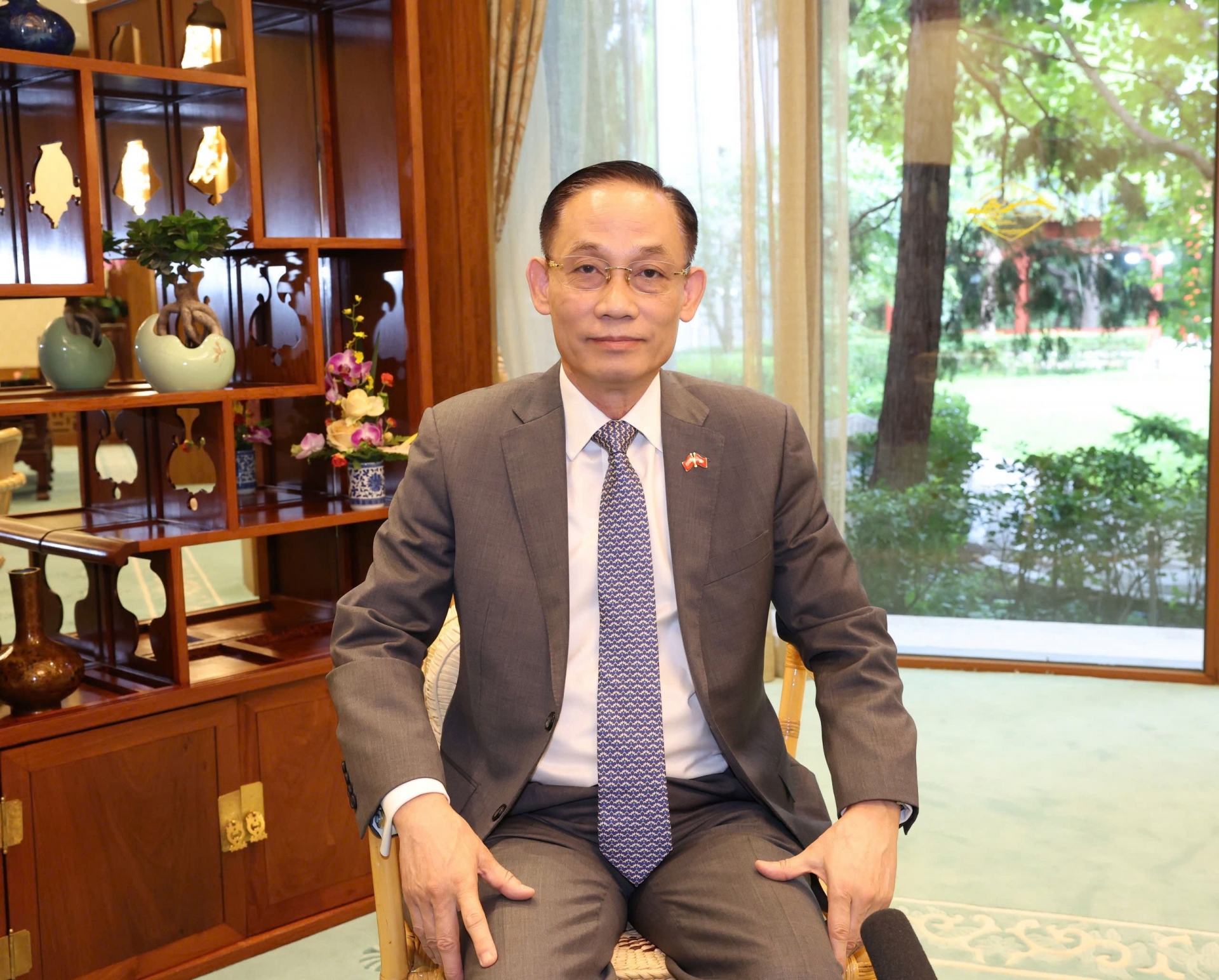 越共中央书记处书记、中央对外部部长黎怀忠 越共中央书记处书记、中央对外部部长黎怀忠