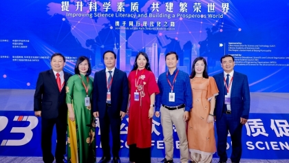 越南科学技术协会联合会出席中国科学知识国际会议