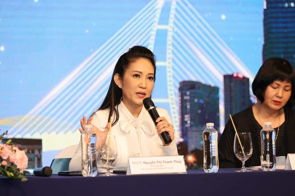 胡志明市文化与体育厅副厅长阮氏青翠。 胡志明市文化与体育厅副厅长阮氏青翠。