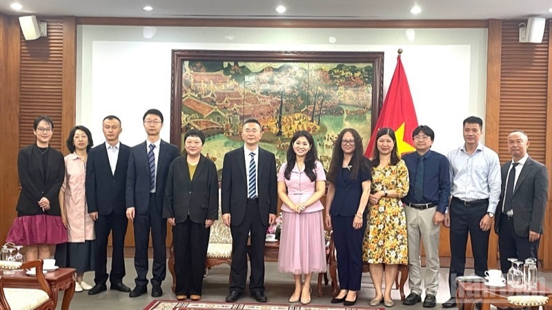 代表们合影