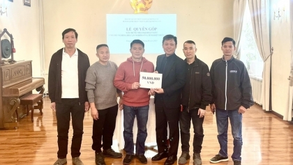 驻蒙古越南商会心系祖国
