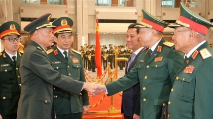 越南与中国进一步深化两国防务合作