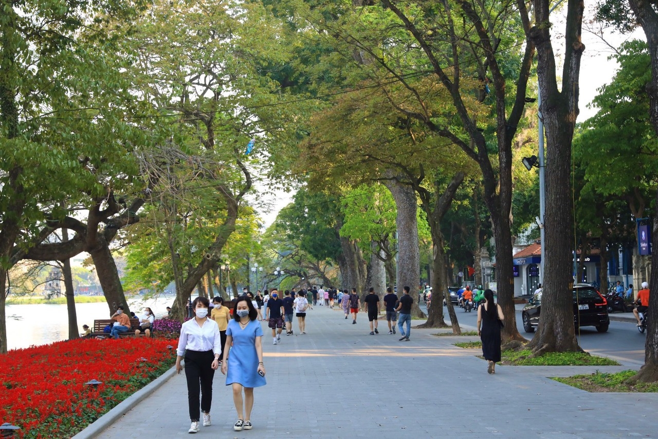 河内的宁静之美。图自时代报