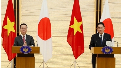越日将两国关系提升为“致力于亚洲和世界和平与繁荣的全面战略伙伴关系”