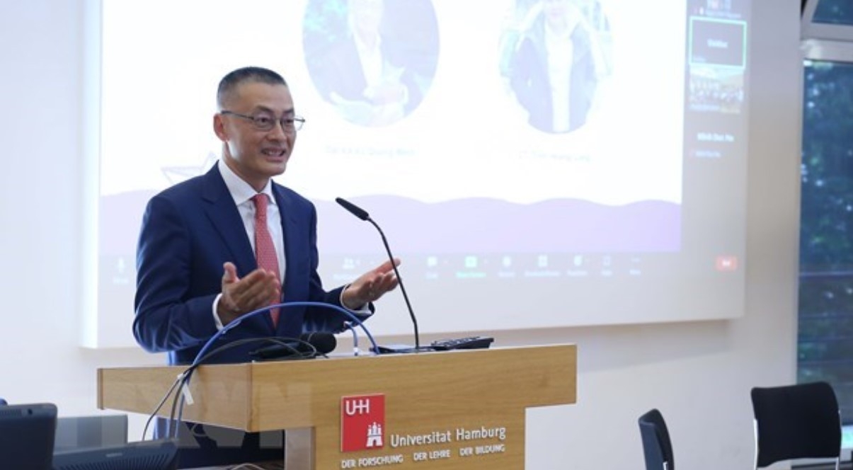 越南驻德国大使武光明。投资越通社 越南驻德国大使武光明。投资越通社