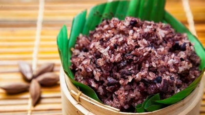 独特美味的乌榄糯米饭