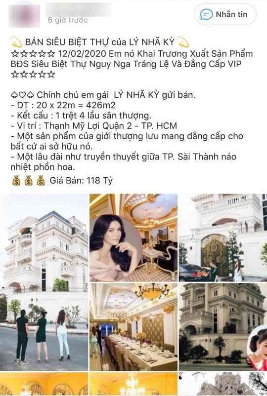 Lý Nhã Kỳ nói gì về tin đồn bán biệt thự trăm tỷ bên sông Sài Gòn? ly nha ky noi gi ve tin don ban biet thu tram ty ben song sai gon