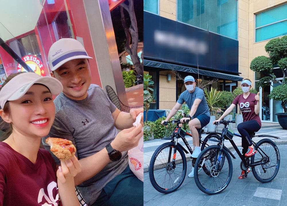 Hồ Ngọc Hà nằm ngắm Kim Lý dạy Subeo học bài, Hari Won tập thể dục giữ dáng ho ngoc ha nam ngam kim ly day subeo hoc bai hari won tap the duc giu dang